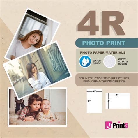 4x6 (4R) Photo Printing Online Philippines .
